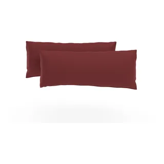 Polsterauflage SIT & MORE "Olsen", rot (bordeaux), B:65cm H:25cm T:10cm, 100% Polyester, Polsterauflagen, Polsterauflage
