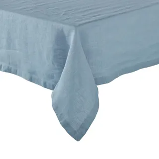 Butlers Tischdecke Riga 160x300cm , Blau , Textil , 160x160 cm , Heimtextilien, Wohntextilien, Tischwäsche, Tischdecken