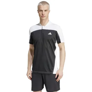 adidas Tennis HEAT.RDY Pro FreeLift Henley Poloshirt Black / White M