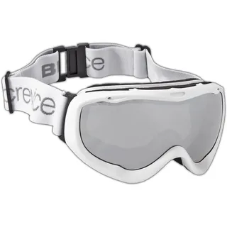 Black Crevice Skibrille mit Doppel-Spiegelscheibe I Ski-Brille I bruchfeste Skibrille Herren & Damen I Anti-Fog-Beschichtung & UV 400 Schutz I größenverstellbar