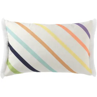 TOM TAILOR HOME Kissenbezüge »Fringed Diagonal« mit seitlichen Fransen, gelb