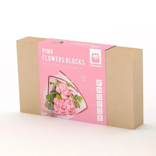 Eurekakids Blumenstrauß Aus Rosa Blumen Aus Bausteinen 234 Stücke - Multicolor - One Size