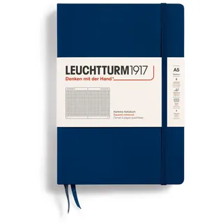 Leuchtturm1917 Notizbuch Medium (A5), Hardcover, kariert,