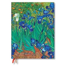 Paperblanks 18-Monatskalender 2023-2024 Van Goghs Schwertlilien | Vertikal | Ultra (180 × 230 mm)