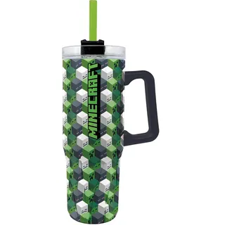 Stor Edelstahl Minecraft Xl Cool Thermos Mug Iconic Mono 920ml - Multicolor - One Size