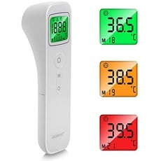 AGM Infrarot-Stirnthermometer für Baby und Handgelenk mit Digital Instant LCD-Display Stirn Thermometer für Baby, Erwachsene