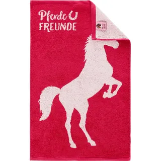Dyckhoff Pferdefreunde Duschtuch 70 x 130 cm pink