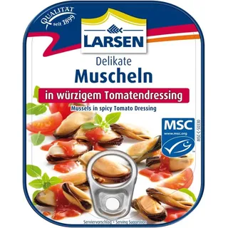 Larsen MSC Muscheln In Tomatendressing, 110 g