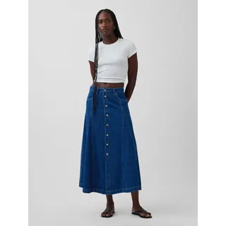 GAP Jeans-Maxirock mit Knöpfen 24