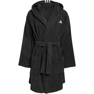 adidas Unisex Bademantel BATHROBE HOODED JH3399 M - Black - M