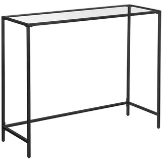 VASAGLE Konsolentisch 100 x 80 x 35 cm schwarz