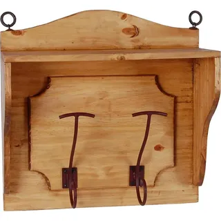 Mexico Kleiderhalter 50cm Massivholz Pinie  Mexiko Möbel Mexikanisch