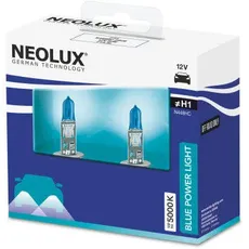 Neolux by Osram H1 Blue Power Light 5000K Halogen 80W Auto Scheinwerfer Lampen Duobox