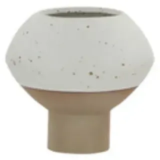 Oyoy Living Oyl-ini Vase 040-101 M - White / Brown - One Size
