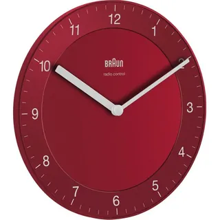Braun BC 06 R-DCF Funkwanduhr rot