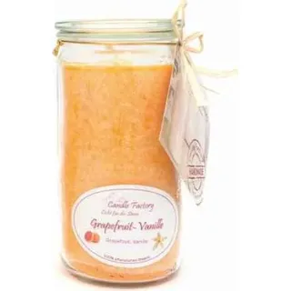 Candle Factory - Mini-Jumbo - Grapefruit-Vanille - Gelb