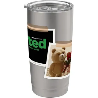 Ted TV Series Photo Collage Doppelwandiger Edelstahl-Thermobecher