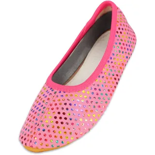 Beck Mädchen Punkt Multi Gymnastikschuhe, Pink, 23 EU