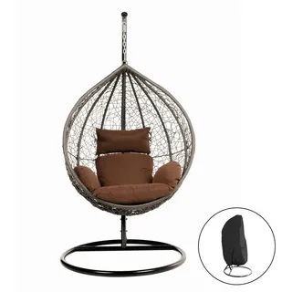 Home Deluxe Cielo schwarz/braun inkl.  Regenabdeckung