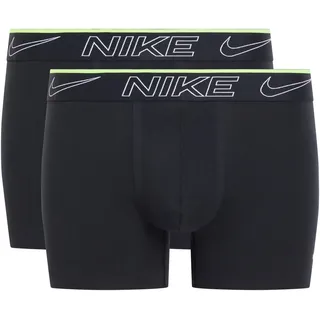 Boxershorts NIKE UNDERWEAR "Nike Trunk 2PK", Herren, Gr. L (50), 2 Stk., schwarz (schwarz, schwarz), Obermaterial: 95% Baumwolle, 5% Elasthan, unifarben, Unterhosen Boxershorts