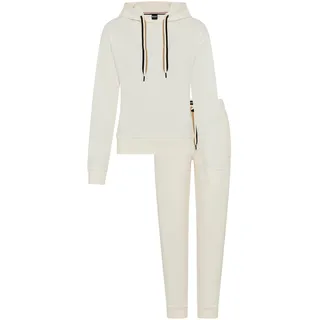 BOSS Relaxanzug "CP Stripe", open weiß 118