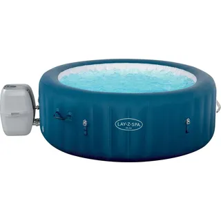 Milan Lay-Z-Spa AirJet Plus BESTWAY 6-Personen-Whirlpool für den Hausgebrauch + Pumpe Filter VI + Abdeckung - Blau