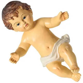IMIKEYA Jesuskind Figuren kleine Jesus Krippenfigur 10cm Harz Christuskind Krippe Religiöse Jesus Baby Figur Heilige Jesuskind Krippe für Christliche Feierlichkeiten