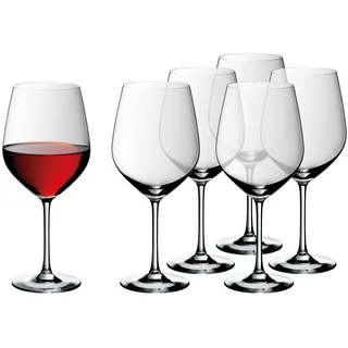 WMF easy Plus, Rotweinglas, Standard-Glas, Glas, Transparent, Burgunderwein, klar - Transparent