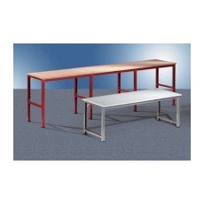 Manuflex AU8027.7035 Spezielle Tischverlängerung mit höhenverstellbarem Rahmen 722-1022mm 1250x 600mm Tischplatte 3 Kunststoff