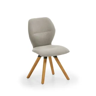 Niehoff Sitzmöbel Merlot Design-Stuhl Stativ-Gestell Massivholz/Stoff Venice
