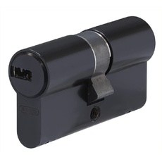 ABUS Profil-Zylinder D6XBL 30/40 mit Codekarte und 5 Schlüsseln - 96804 - schwarz