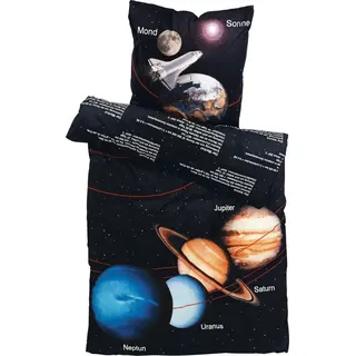 Herding Sonnensystem Renforcé Mehrfarbig 135 x 200 cm + 80 x 80 cm