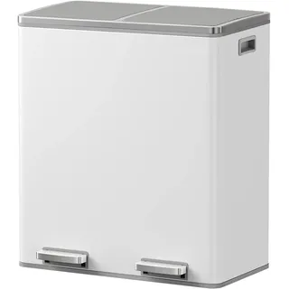Kitchen Move Abfalleimer für die Mülltrennung 60 L MAJOR Weiß