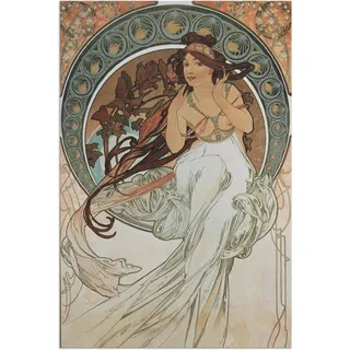 Artland Wandbild »Vier Künste: Die Musik. 1898«, Frau, (1 St.), als Alubild, Outdoorbild, Poster in verschied. Größen Artland naturfarben