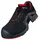 85162 Unisex Erwachsener Sicherheitsschuhe Schwarz Rot ESD SRC Speed-Schnürsenkel Schwarz