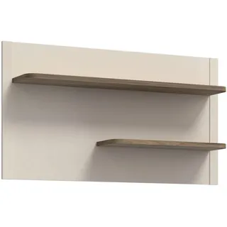 Forte Lacetti Wandregal 120 x 21,9 x 66 cm Beige