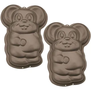 Motivbackform - Cheesy die Maus ca. 7,5 x 10,5 x 3 cm Mini, 2er Set