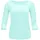 Damen Functional Light and Soft 3 4-Arm Top Ultra Soft Style Fitness Freizeit Yoga Pilates
