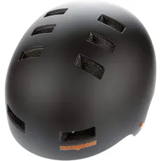 Mongoose Urban Hartschalen-Helm für Jugendliche und Erwachsene, für Scooter, BMX, zum Radfahren und Skateboarding, Größe M, 56–59 cm, Schwarz