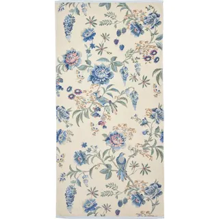 Pip Studio Secret Garden Badetuch Weißblau 70x140