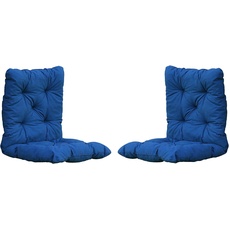Chicreat Set mit 2 Sitzkissen 98 x 50 x 8 cm, Blau