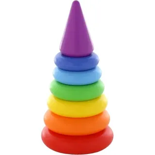 Farbring Pyramide, 8teilig, mit Kegelspitze