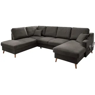 P & B Wohnlandschaft Valentina Braun Struktur