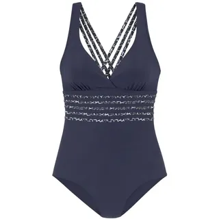 LASCANA Badeanzug Adele Blau 38 Cup C