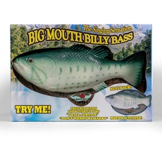 Big Mouth Billy Bass - Der singende & tanzende Fisch ca 28 cm (Don't Worry be Happy & I'll Survive)