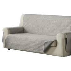 Estoralis AVA Sofabezug, gepolstert, modernes Design, Beige/Taupe, 1-Sitzer, Stoffgröße 55 x 210 cm, passend für alle Sofas