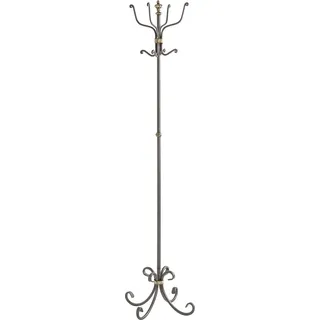 Haku-Möbel Garderobenständer 88783 Anthrazit Metall 46 x 180 cm