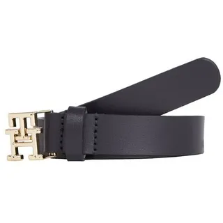 Tommy Hilfiger Damengürtel Leder 2,5 cm Blau 80