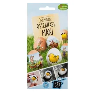Heitmann Osterdeko, Oster Eierbanderole Osterhase mehrfarbig
