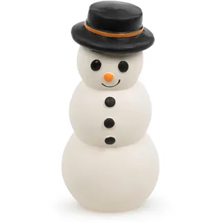 Petface Santos Hundespielzeug Schneemann Latex Weihnachten mit integriertem Quietscher